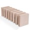 (8-Pack) - 4” x 4” Wooden Blocks for Crafts - 1-Inch Thick Square MDF Blocks - Smooth Surface with Wood Grain Pattern - Highly Customizable Blank Wood Squares
